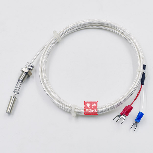 压簧式PT100 压簧传感器 K型温控仪探头T型E型